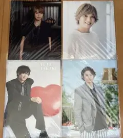 Hey!Say!JUMP 髙木雄也クリアファイル ４点セット（オマケ付き）