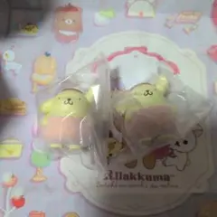 ポムポムプリンマスコットフィギュア2個セット