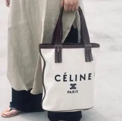 オールド　セリーヌ　トートバッグ　ロゴ　A4