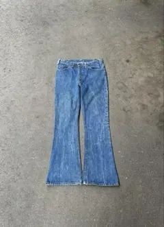 70s USA製 LEVI’S 646 フレア ブーツカット デニム 42タロン