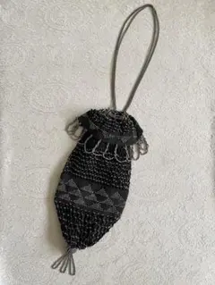 アンティークフランスフレンチビーズバッグ鞄ポーチレディース小物ドレス