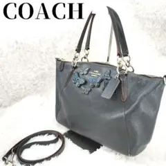COACH✨️53954 2way ハンドバッグ ショルダー　バタフライモチーフ