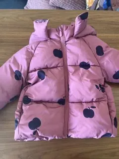 ZARA リンゴ柄 ピンクアウター 12-18ヶ月