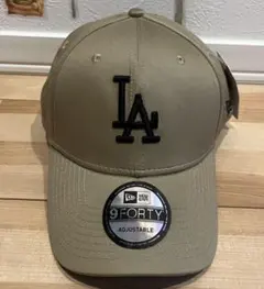 New Era LAロゴ ベージュ　ニューエラ　9forty