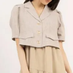 Cheek　ジャケット　半袖　クロップド丈のサムネイル