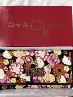 レトロ　 ハローキティ 和柄 長財布