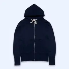 ドレステリア 吊裏毛 フルジップ パーカー 濃紺 2 日本製 スウェットのサムネイル