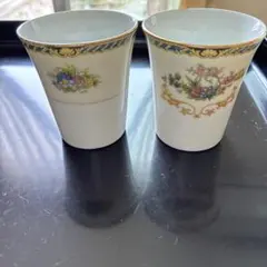 ◉未使用品／ノリタケ100周年記念／オールドノリタケ画／マグカップ2客 