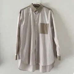 GU ブロードオーバーサイズシャツ　長袖　サイズM