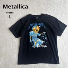 希少 メタリカ Metallica バンドTシャツ ドリス パスヘッド 黒 L