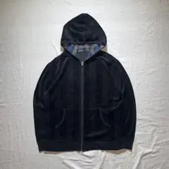 Y2K archive fairy grunge hoodieベロア　パーカー