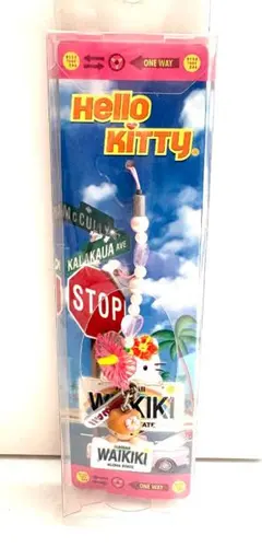 激レア】2006年 ハワイ限定 ご当地キティ ストラップ 日焼け ワイキキ