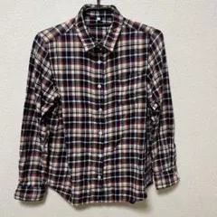 無印良品　ネルシャツ　チェックシャツ