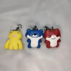 バンダイ めじるしアクセサリーファグラー①スクウィッジ②サスビシャス③スケッチー