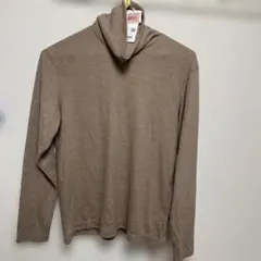 UNIQLO ヒートテック フリース タートルネック ベージュ M