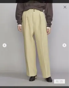 ユナイテッドアローズ　ダブルクロスストレートパンツ