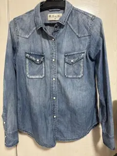 ナノユニバース　デニムシャツ