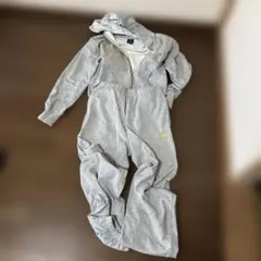 Champion グレー ジャンプスーツ フード付きセットアップ