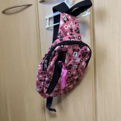 ミニーマウス柄 ボディバッグ ピンク