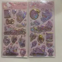 サンリオ　キラキラカプセルシール　2枚