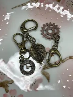 ユニークなデザインのキーホルダー （3個セット）0018