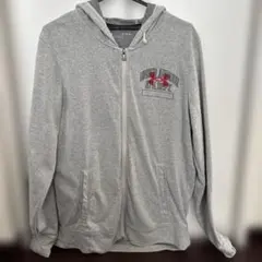 アンダーアーマー　グレー フルジップ パーカー XL
