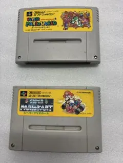 SFC マリオカート マリオワールド 2本セット