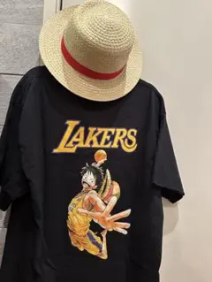 非売品】Lakers × ワンピース コラボTシャツ & ポスター Lサイズ