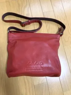 Dakota レザー ショルダーバッグ レッド