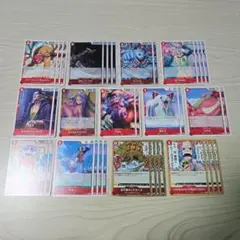 ワンピースカード　セット　赤32