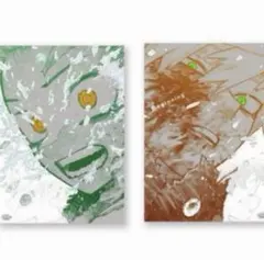 ヒロアカ原画展 A2アートポスター2枚セット 【The Beginning】