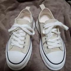 コンバース.ウェ-ブソ-ルトレッキング風 厚底スニーカー