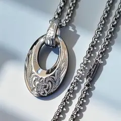 ALBA ROSA ネックレス ハイビスカス モチーフ シルバーカラー - メルカリ