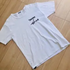 デンハム　DENHAM x タゲン3.4 Tシャツ　Lサイズ　ホワイト