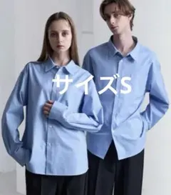 最安値】CLEL ロイヤルオックスフォードクロップドシャツ ホワイト S