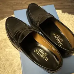 HARUTA ブラック ローファー