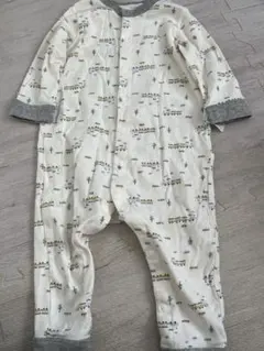 UNIQLO コットンロンパース 80 電車柄