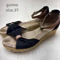 gaimo ガイモ エスパドリーユ ストラップ サンダル 37 23.5
