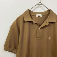 【90s】MIKI HOUSE ミキハウス ロゴ 刺繍 鹿の子 ポロシャツ 古着