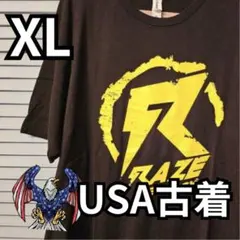 RAZE Tシャツ XL 黒 USA アメリカ古着