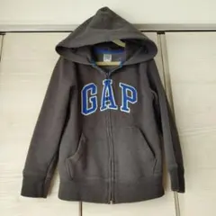 GAP　パーカー　裏起毛　子供　S　グレー