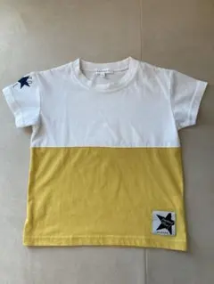 キッズ Tシャツ ホワイト/イエロー