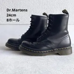Dr.Martens 8ホール　ブーツ　ブラックレースアップ 24cm