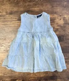 GAP ベビー ノースリーブデニムワンピース 18-24ヶ月