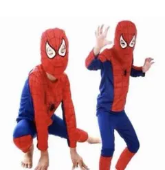スパイダーマン　子供 コスチューム　コスプレ 衣装 服装 usj ２枚セット