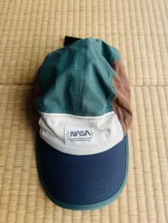 【美品】NASA キャップ スペースクラブ 配色デザイン フリーサイズ