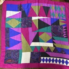 PIERRE BALMAIN 幾何学模様スカーフ