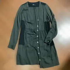 クロエ様専用　GAP 黒　チェニック　ミニワンピース　カーディガン　サイズ02