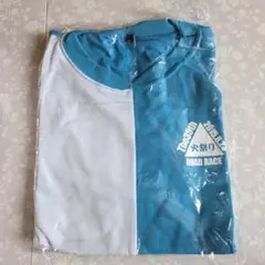 新品・未使用・未開封☆火祭りロードレース　参加Tシャツ　女性用　Mサイズ　白&青のサムネイル