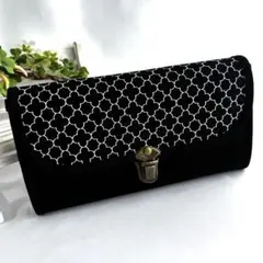 長財布7ハンドメイド　北欧　モロッカン柄　やりくり財布
